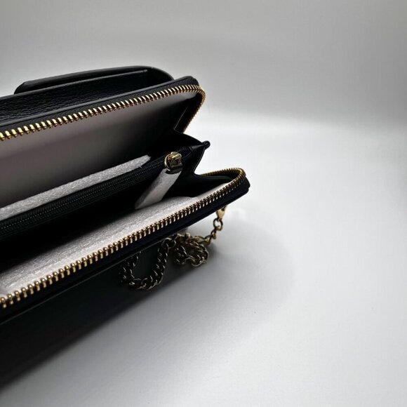 NWT LOVE MOSCHINO BLACK FAUX LEATHER GOLD CHAIN CROSSBODY BAG - OS - Picture 12 of 12